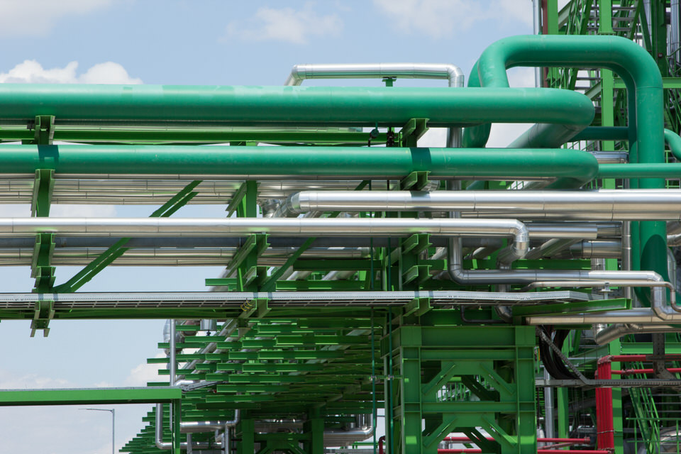 Tiszapüspöki, Execution of the interconnection pipelines between the plants 